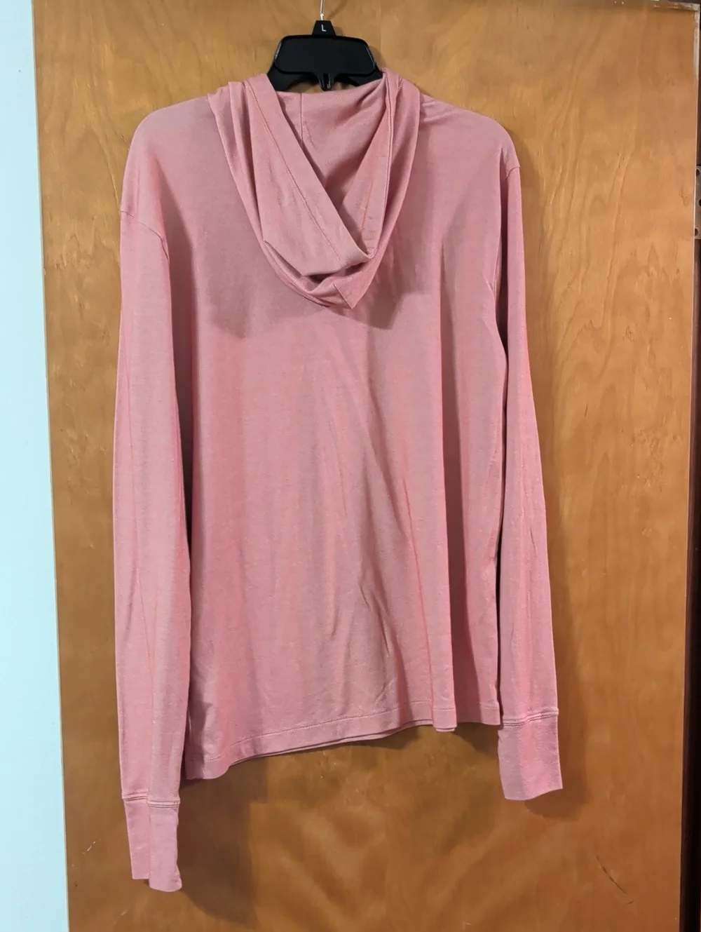 J. Crew Pink Long Sleeve Hooded Tee